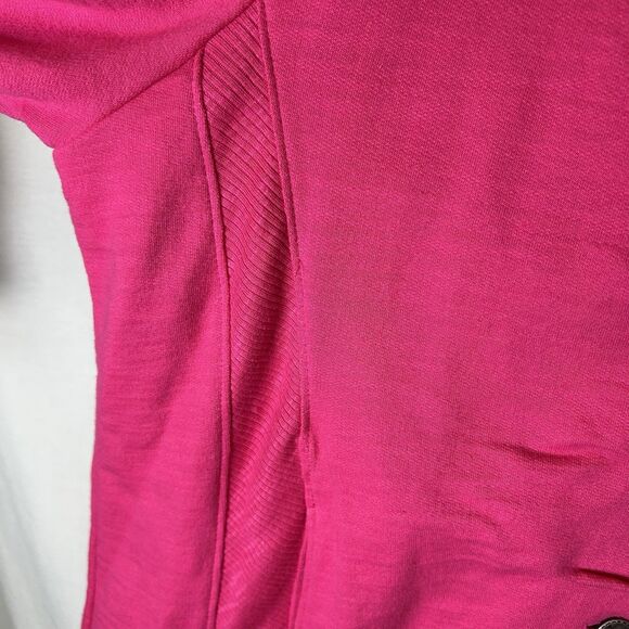 Neon Buddha Bright Pink French Terry Long Sleeve Harbor Jacket Size L - Picture 5 of 15
